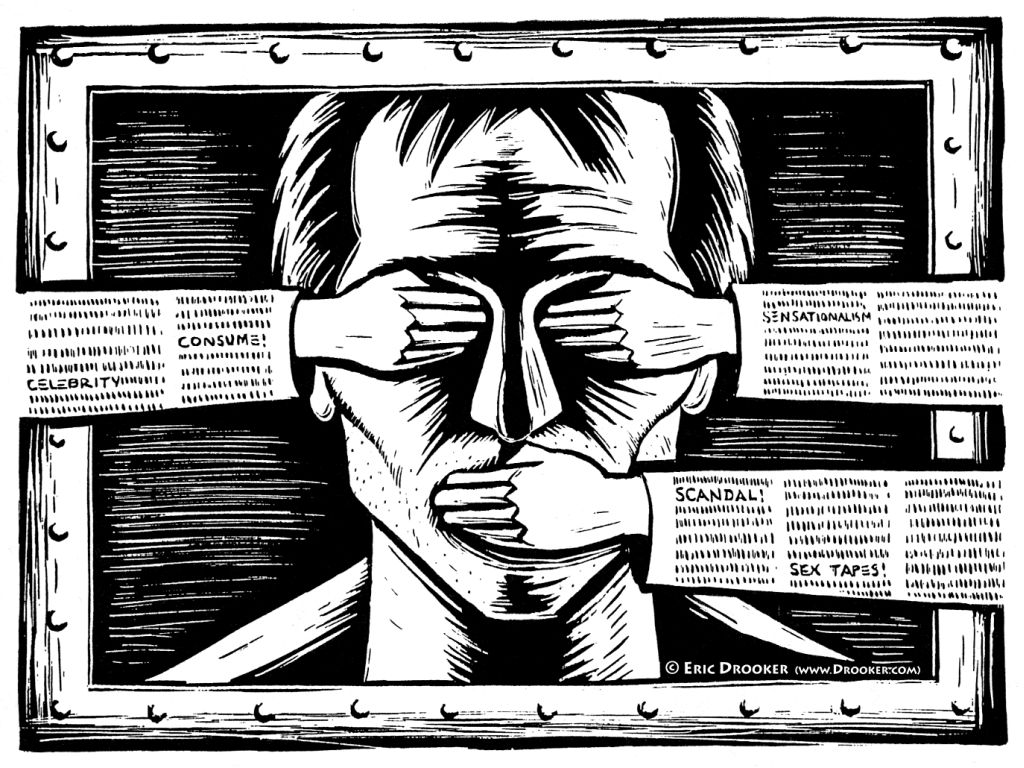 Voglia di bavaglio alla libertà di stampa
