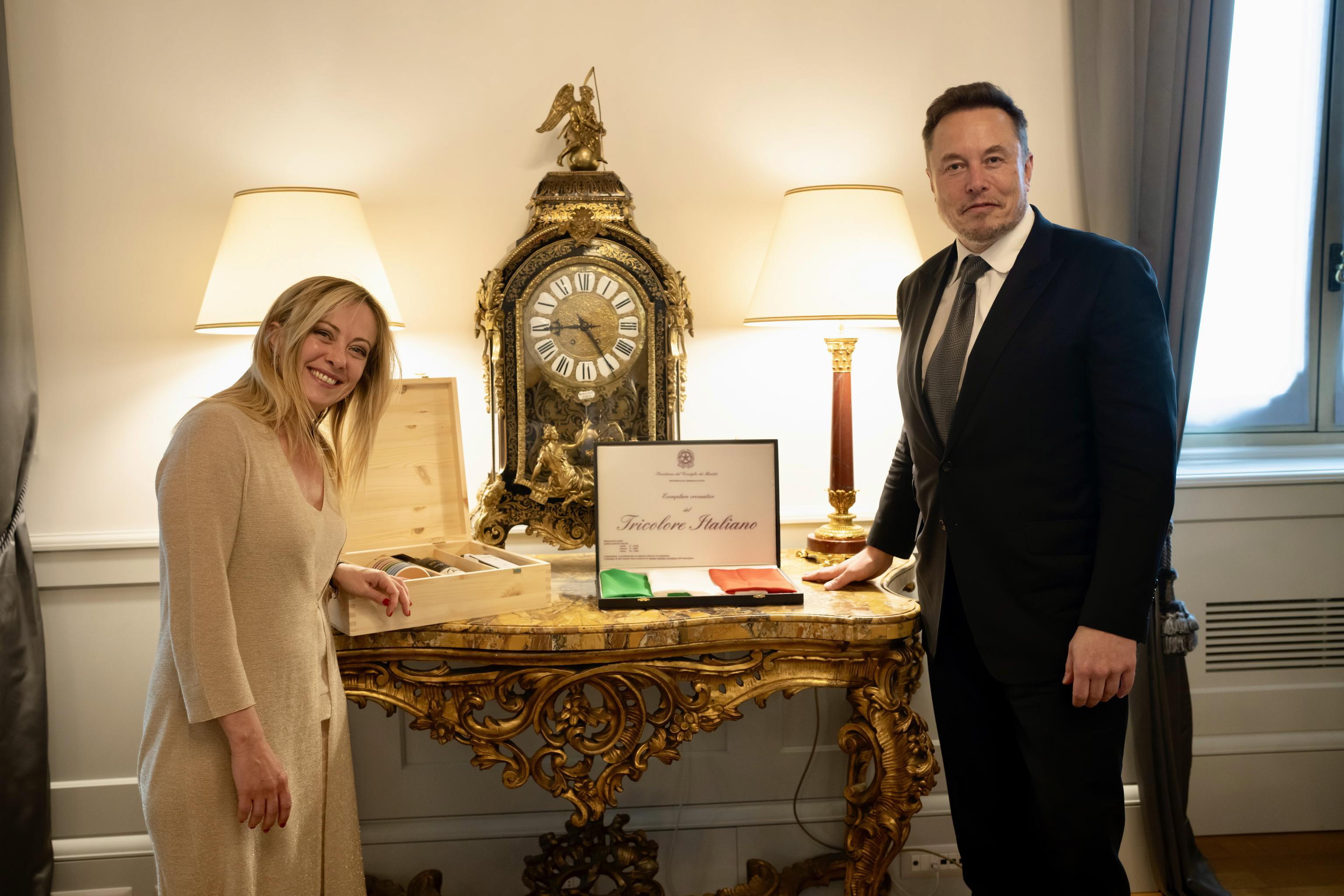 Colloquio Meloni-Musk su natalità e Ai