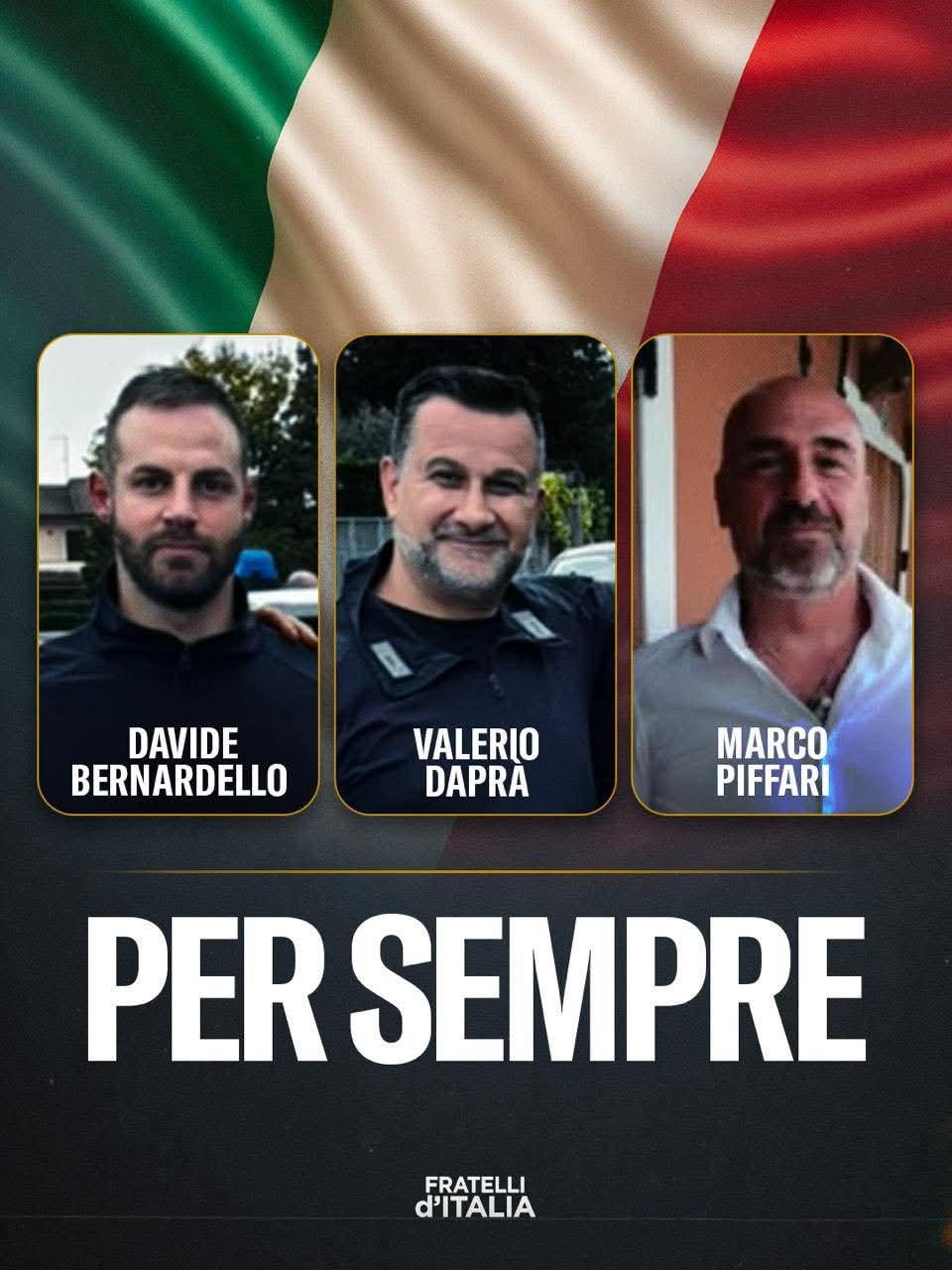 L’Italia piange i suoi Carabinieri