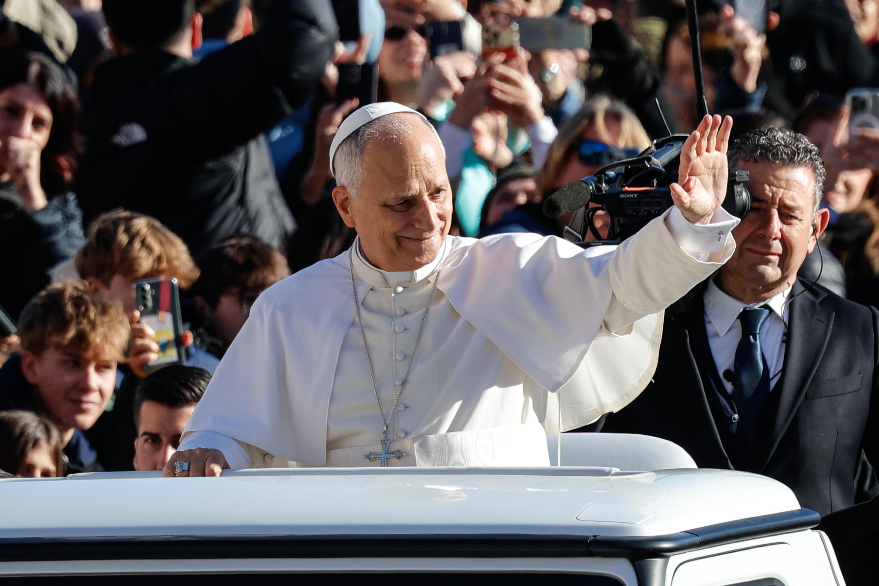 L’omaggio di Papa Leone all’immacolata